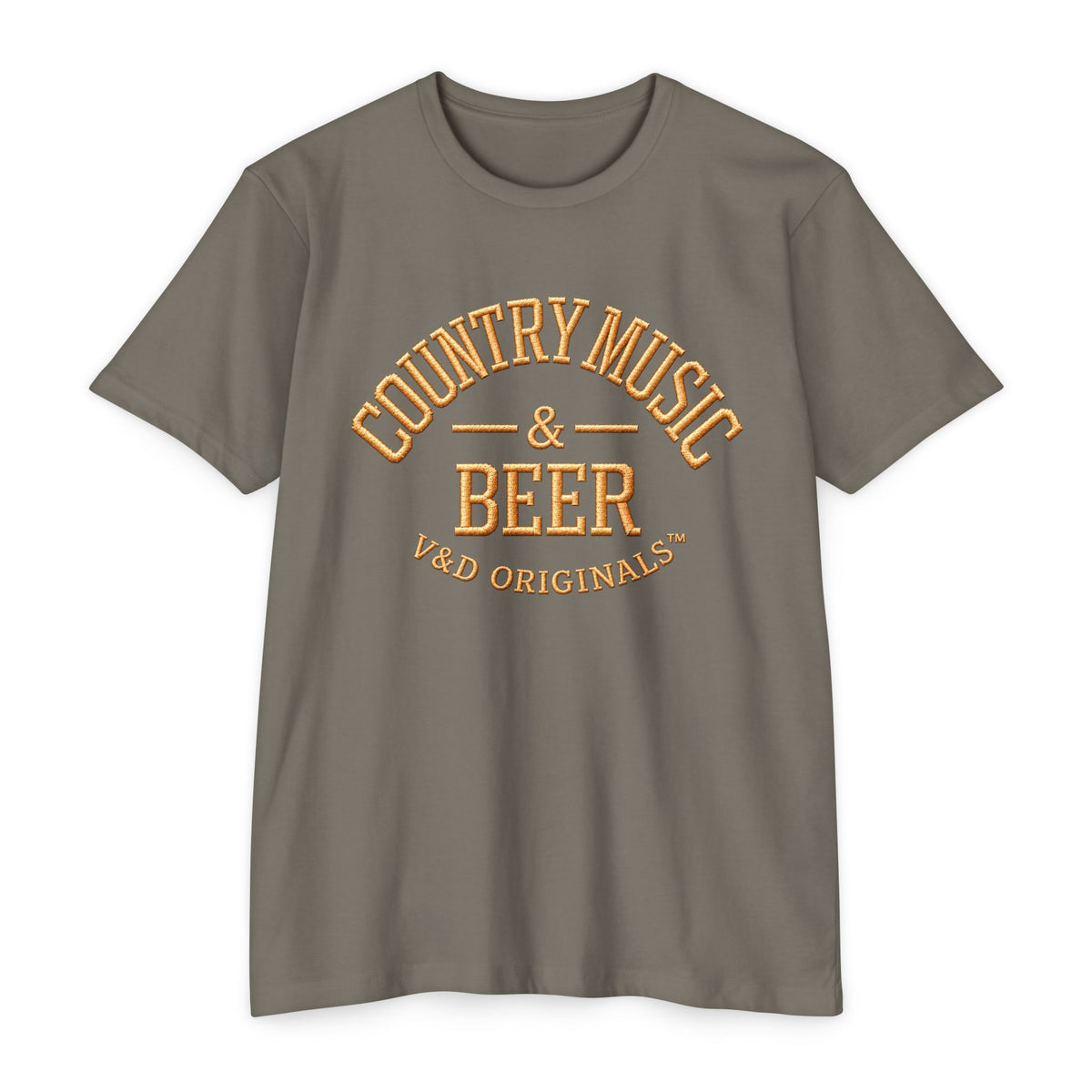 Country Music & Beer T-Shirt — Vintage Rustic Graphic Tee for Music Lovers
