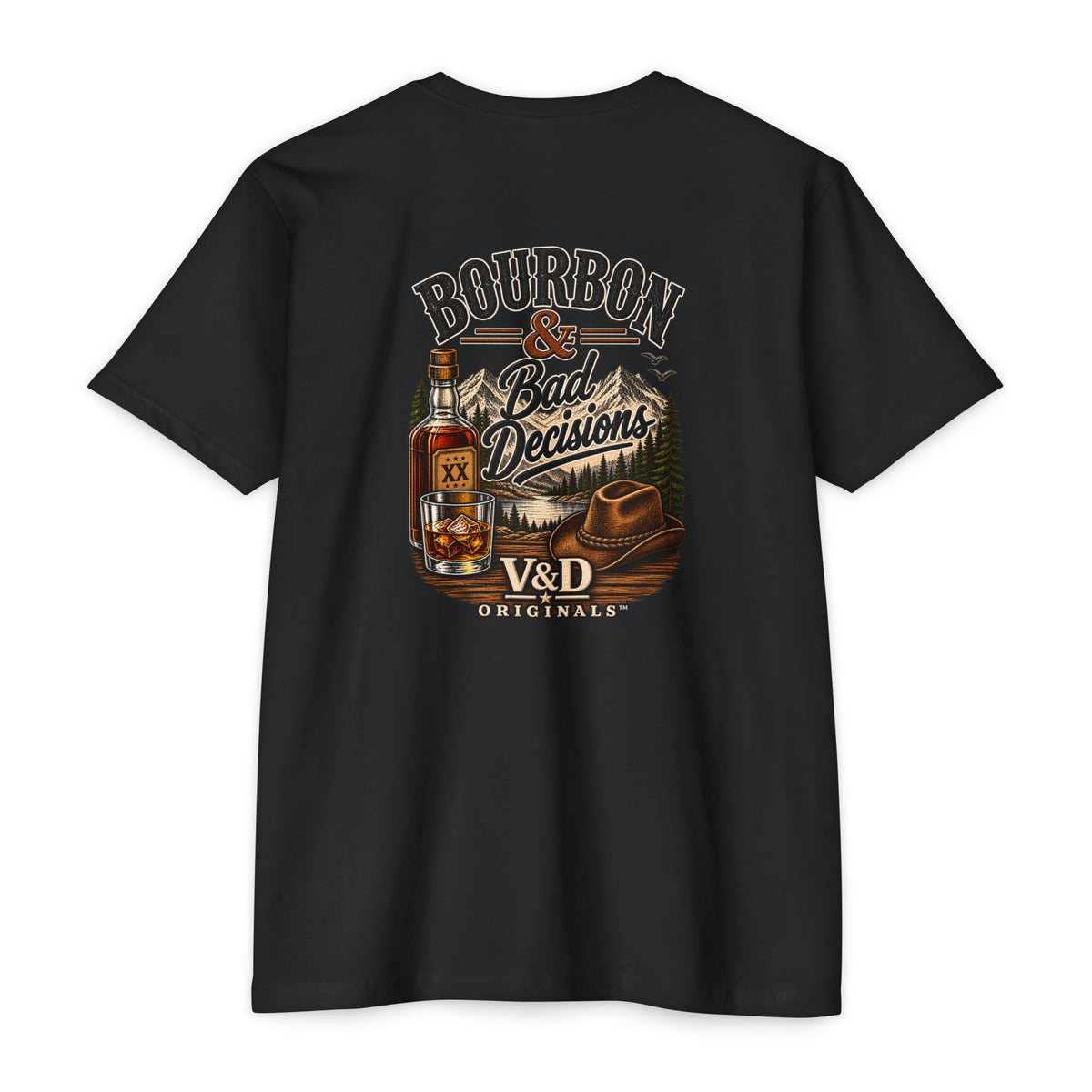 Bourbon & Bad Decisions Graphic Tee