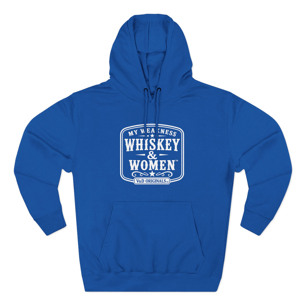 Whiskey & Women Three-Panel Fleece Hoodie
