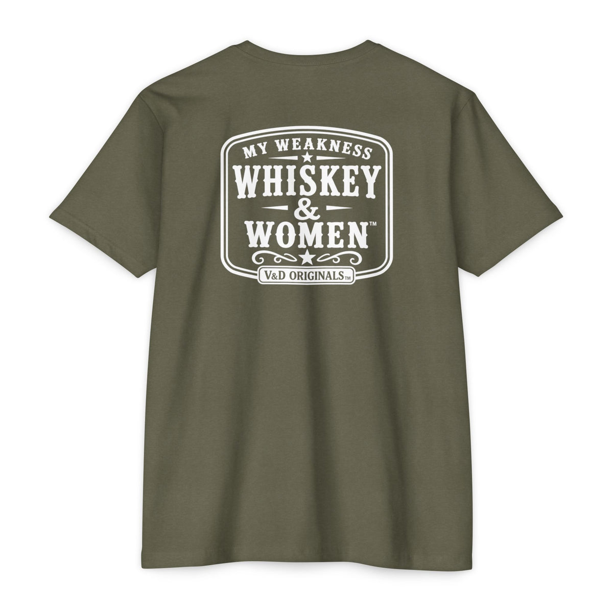 Whiskey & Women Graphic T-Shirt — 'My Weakness: Whiskey & Women' Vintage Tee