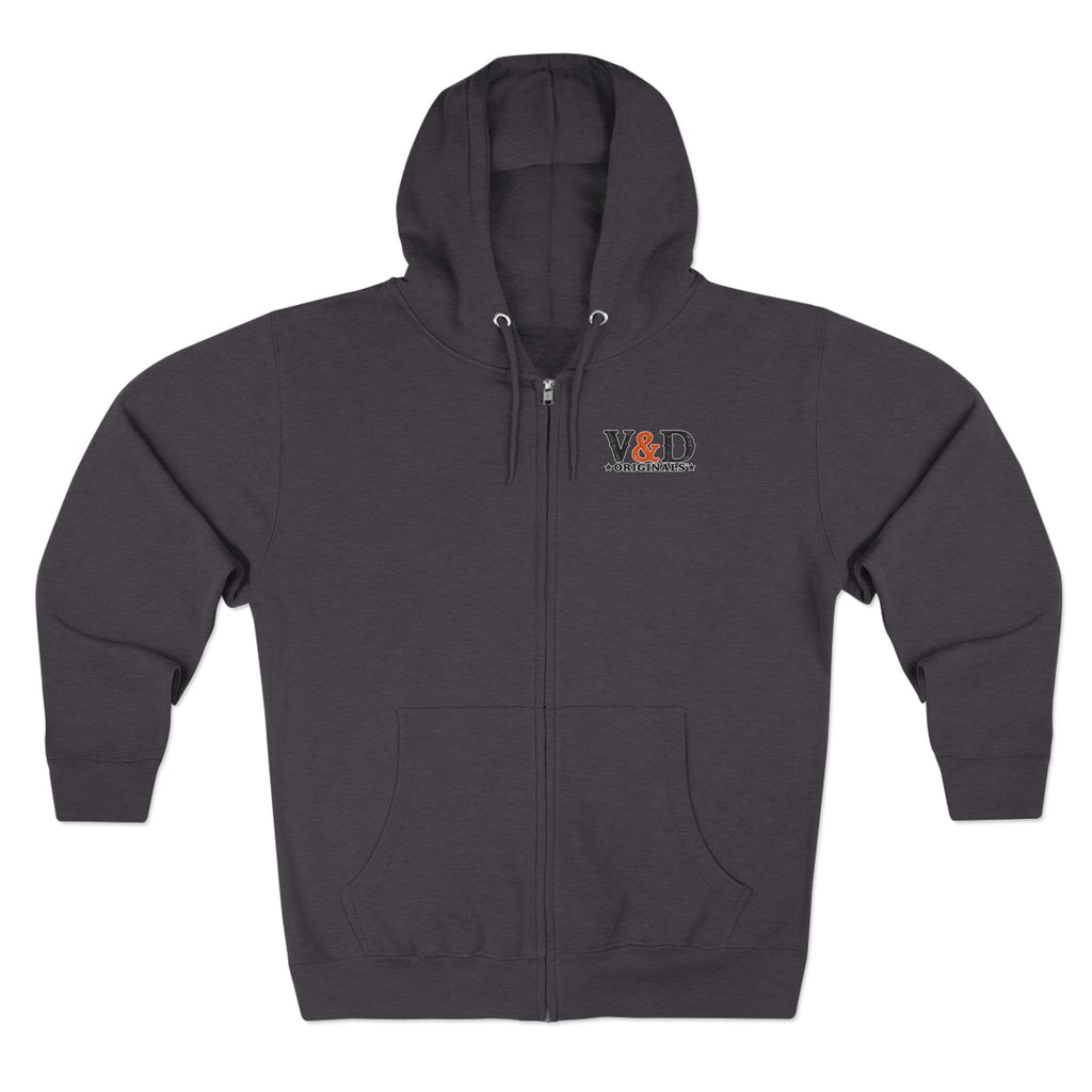 Honky Tonk Legend Zip Hoodie — Vintage Country Music Zip-Up