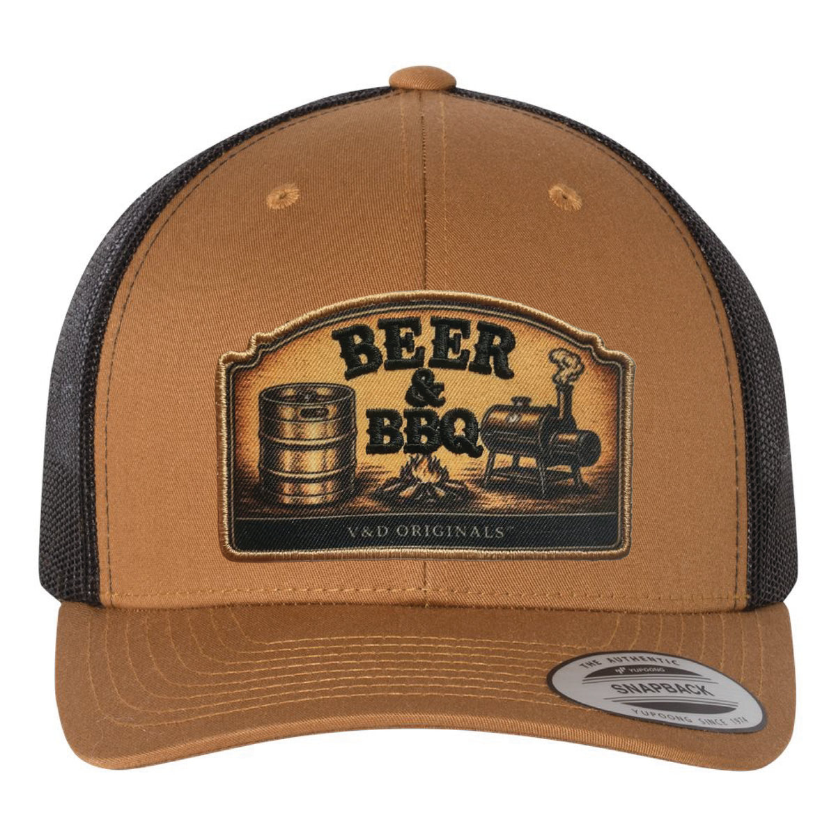 Beer & BBQ Patch Trucker Hat