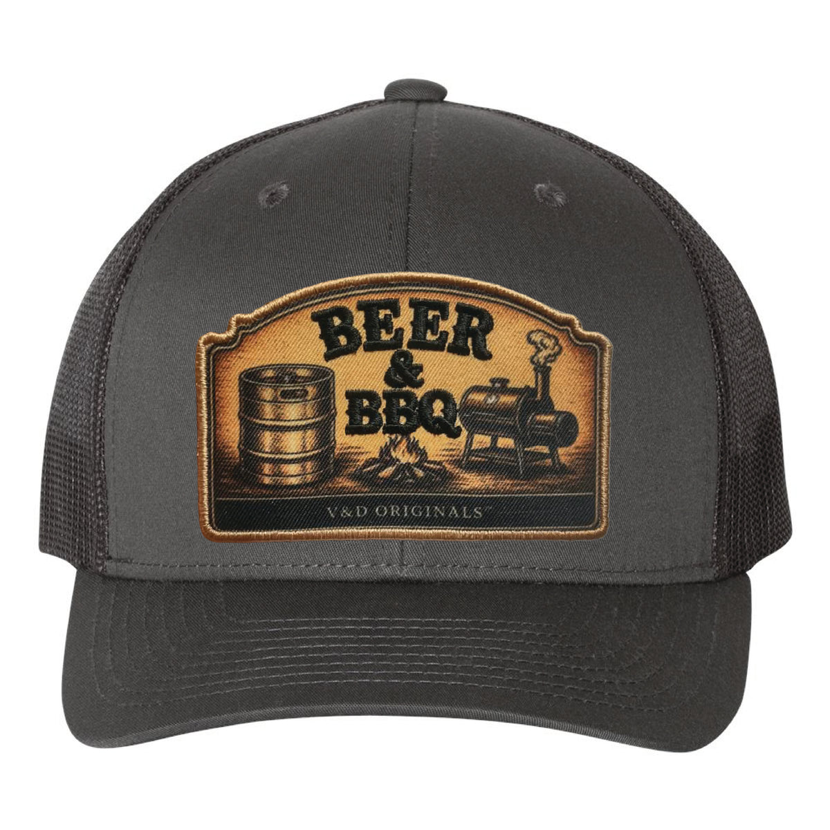 Beer & BBQ Patch Trucker Hat