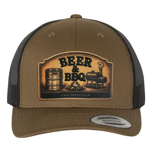 Beer & BBQ Patch Trucker Hat