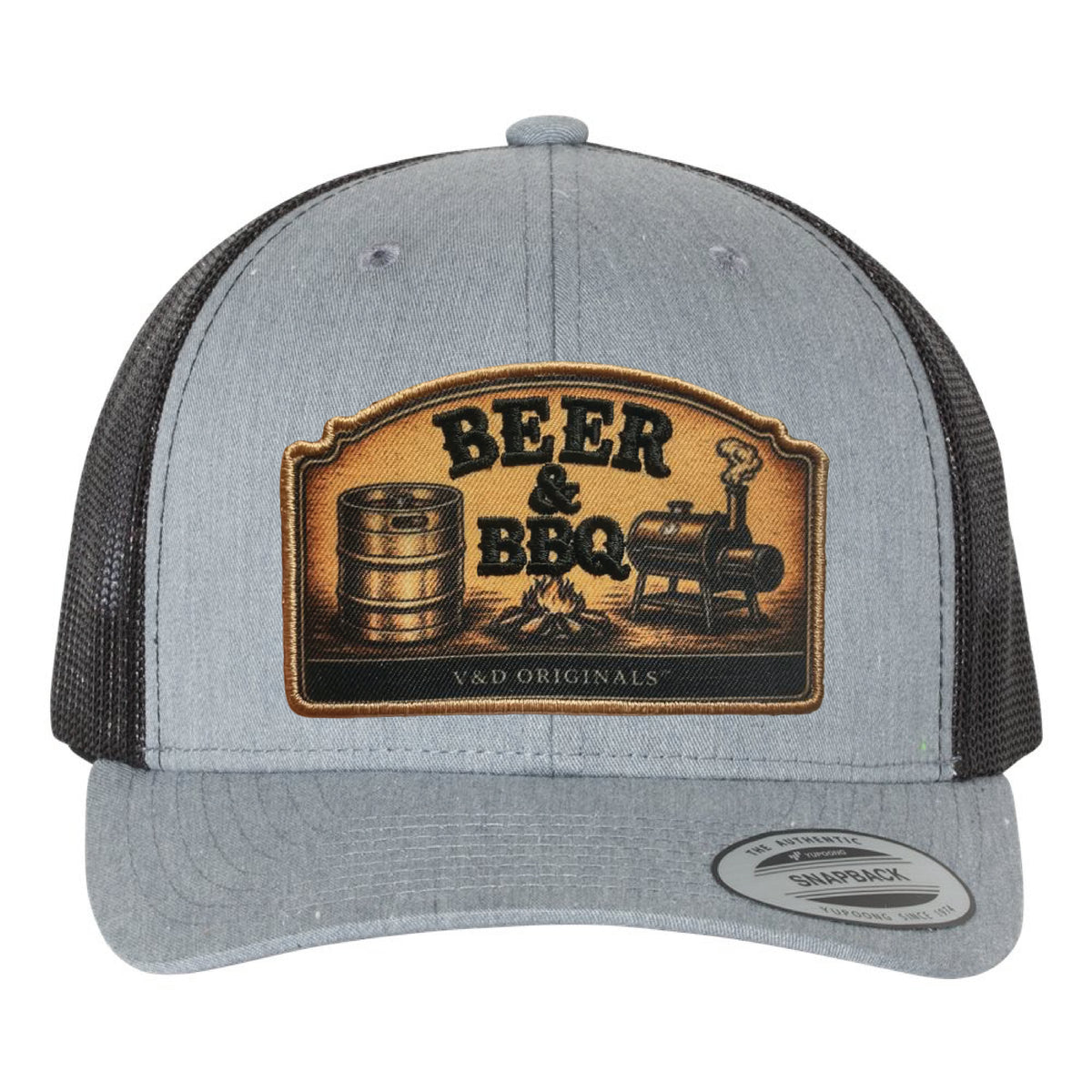 Beer & BBQ Patch Trucker Hat